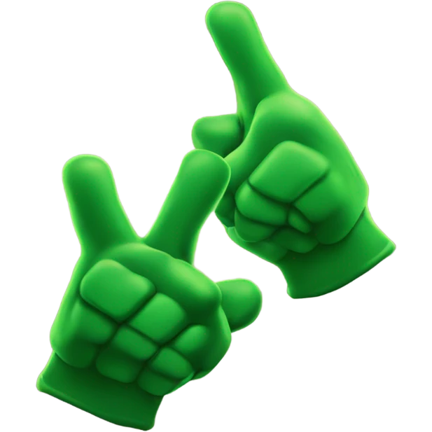 Hulk hands emoji
