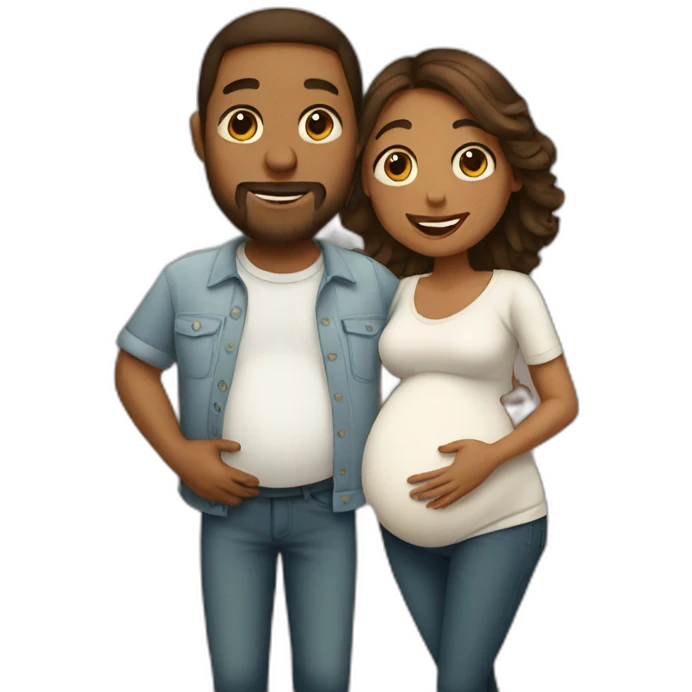 pregnant couple emoji