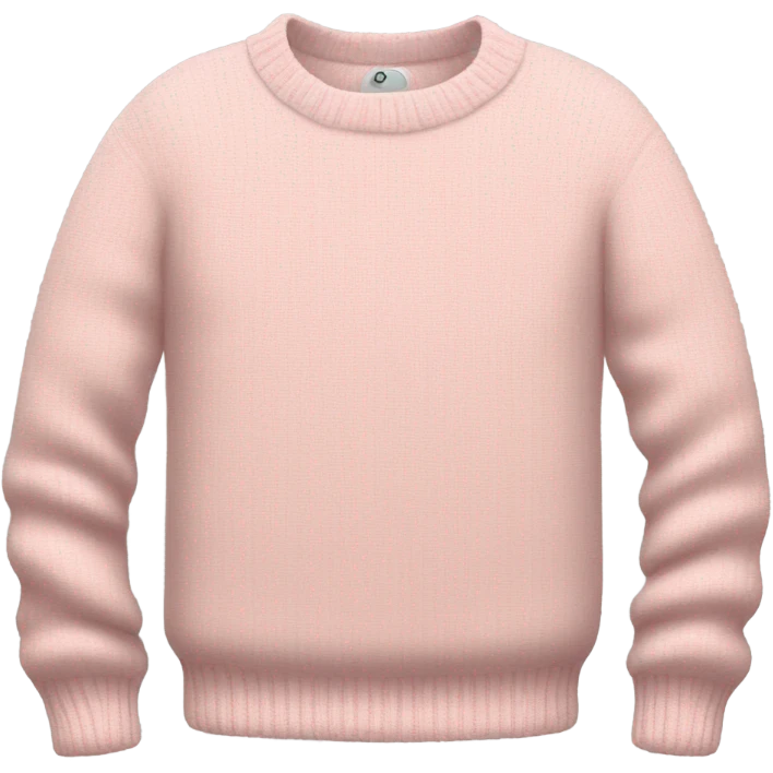Light pink sweater emoji