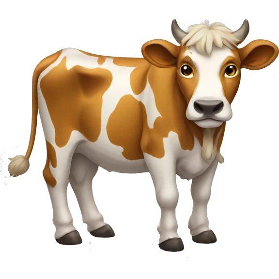 cow mixed lion emoji