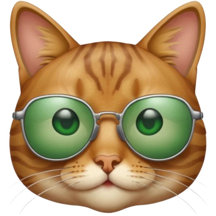 Cat wearing sunglasses emoji