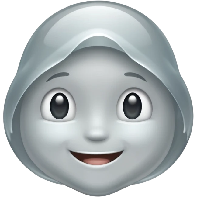 quartz with a cute face emoji