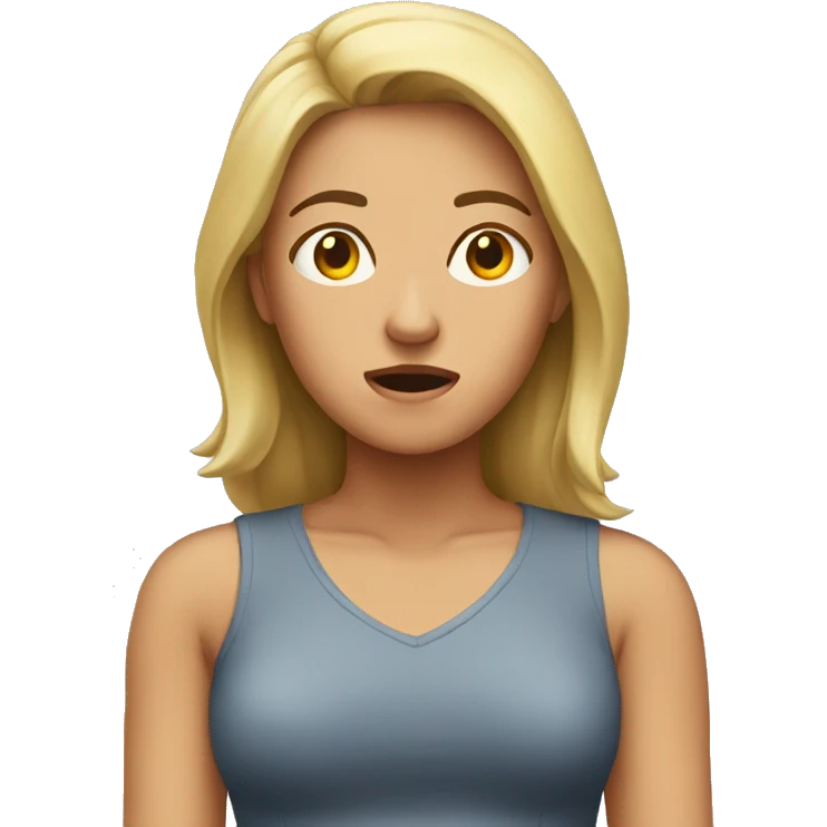 woman under pressure emoji