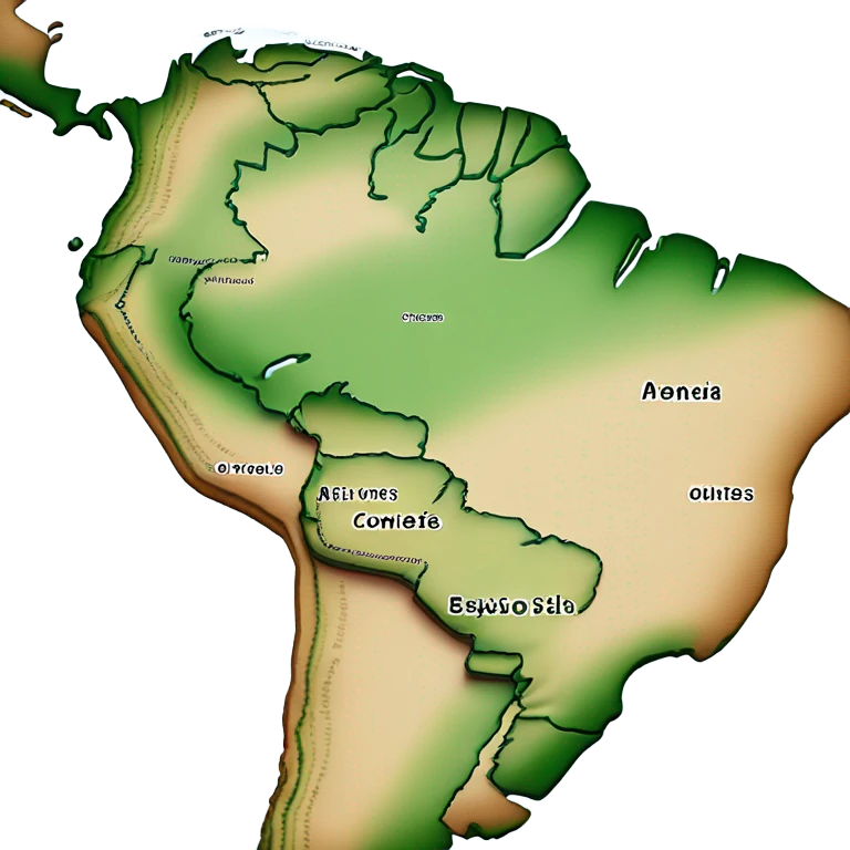 South America continent map emoji