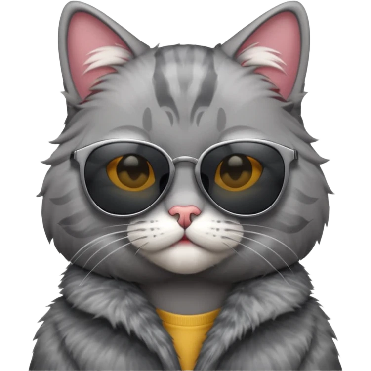 Cat wearing sunglasses emoji