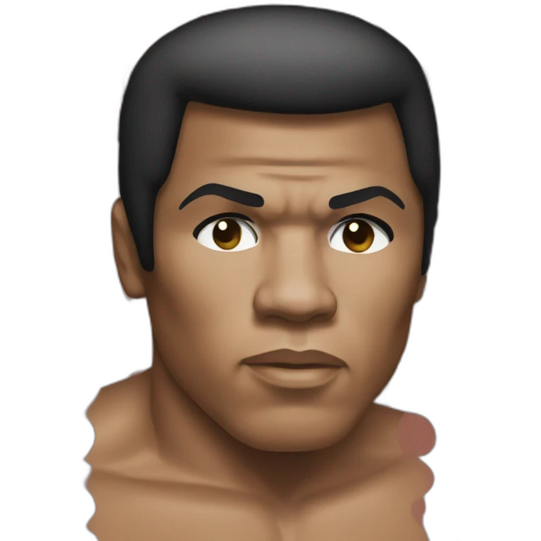 Muhammad ali who is boxing emoji
