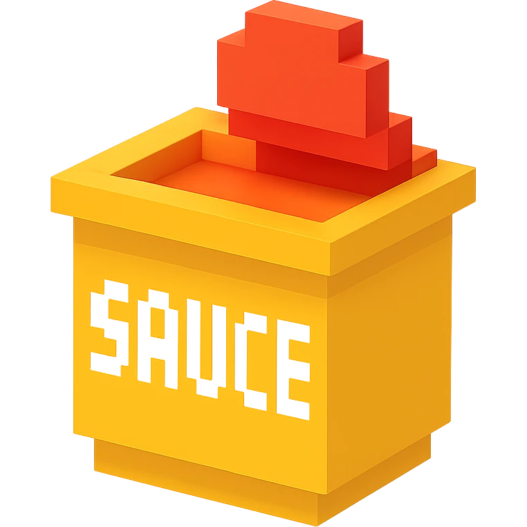 сделай соус из фастфуда, no background emoji