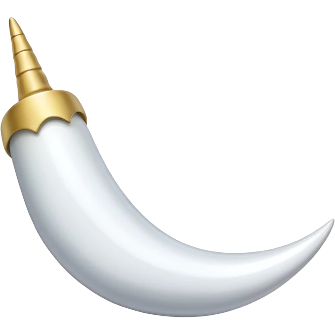 Fai la corno piccola bianca emoji