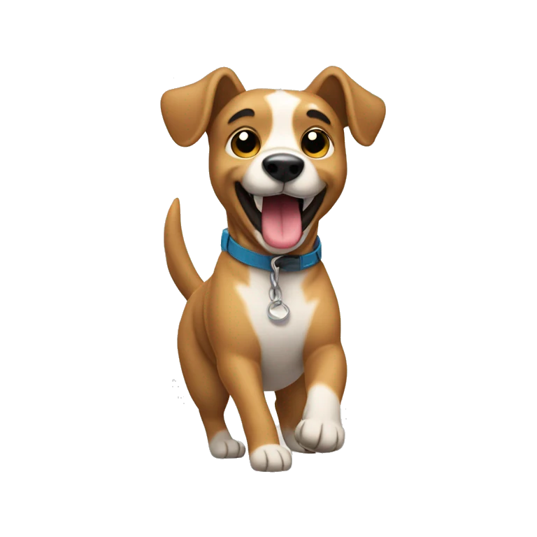 Perro bailando emoji