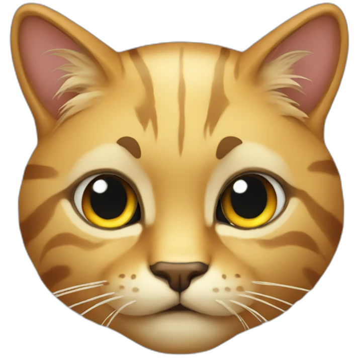 Deep cat emoji
