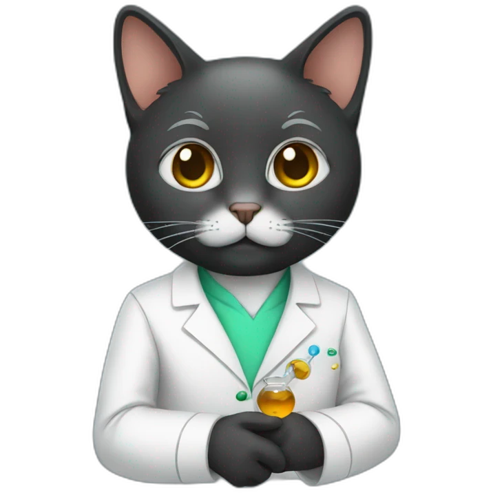 scientist-cat emoji