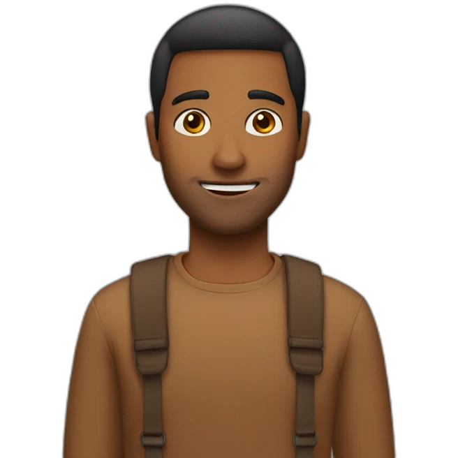 brown guy  emoji