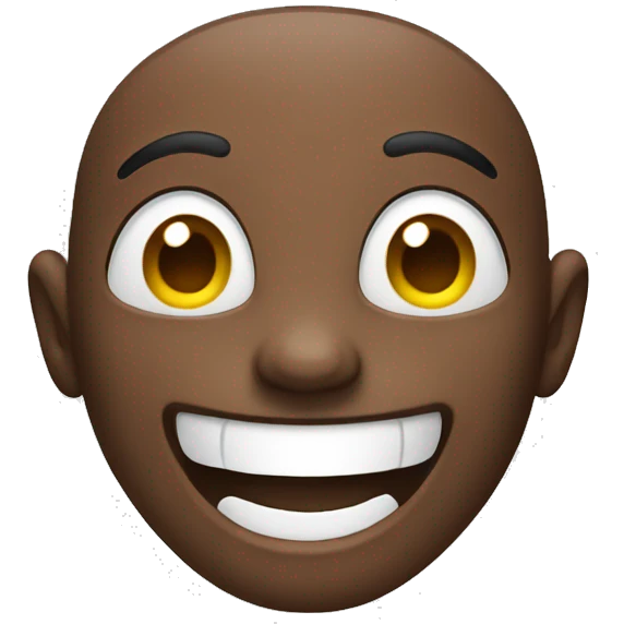 Joyful face emoji