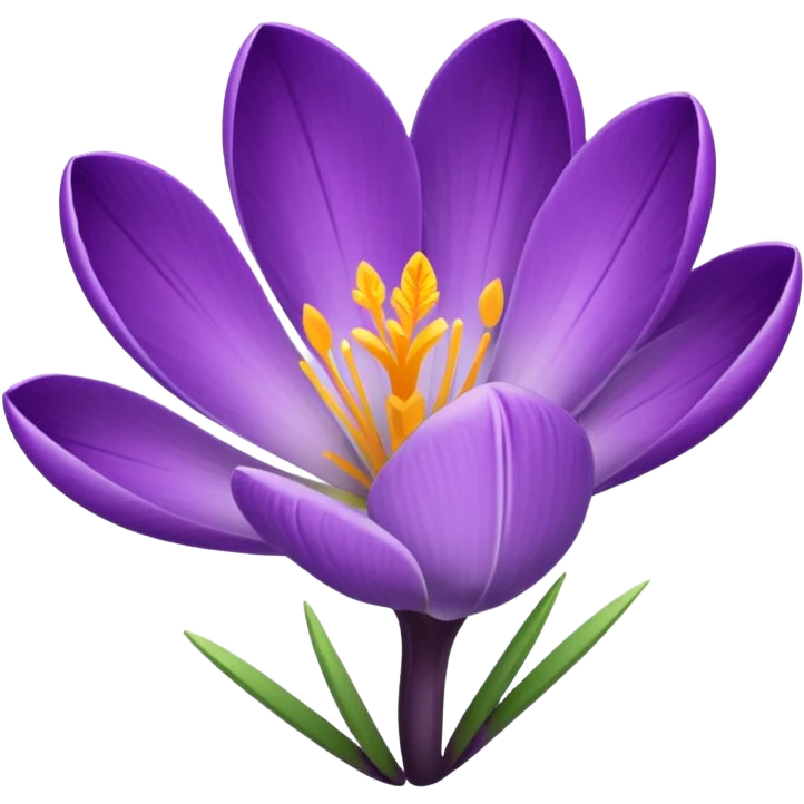 crocus flower emoji