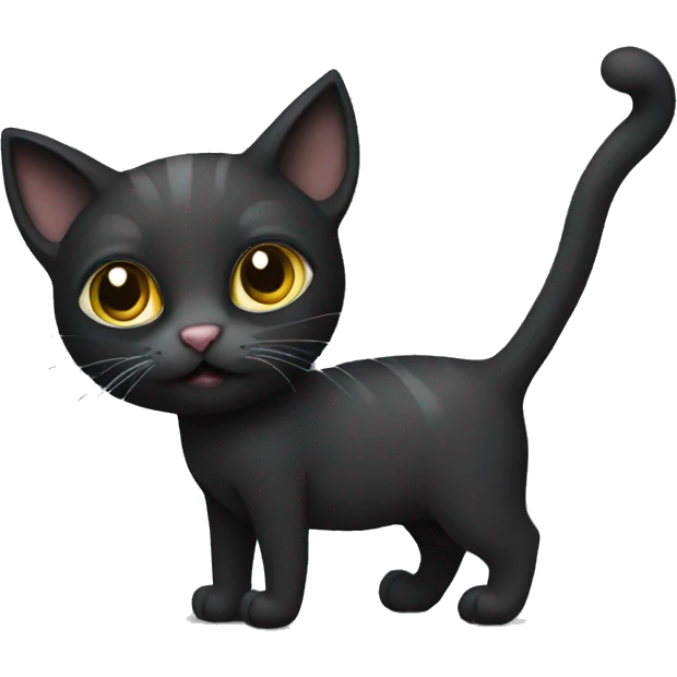 Cat black  emoji