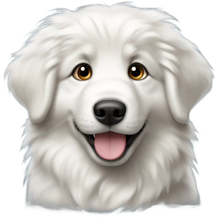Great Pyrenees puppy emoji
