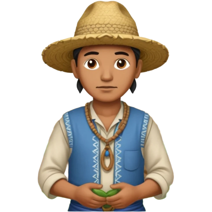 mayan farmer working emoji
