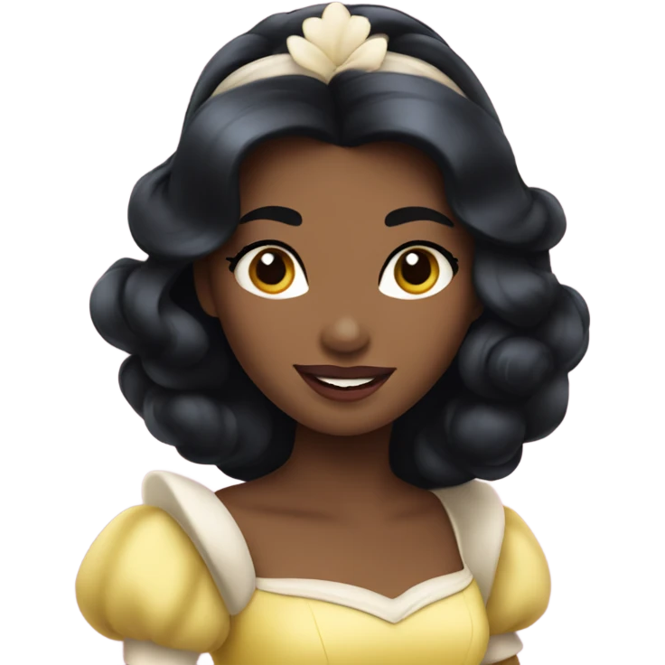disney snow white princess emoji