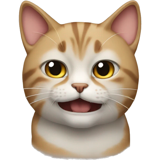 cat tell you to shut up emoji