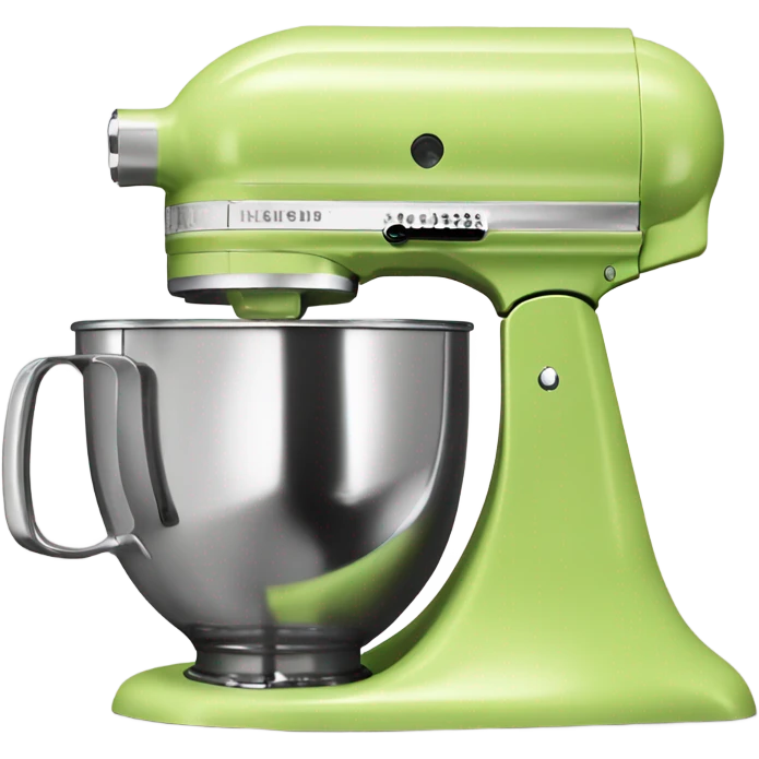 Pistachio colored Kitchenaid mixer emoji