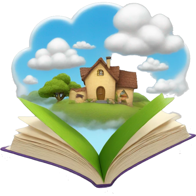 Story book clouds emoji