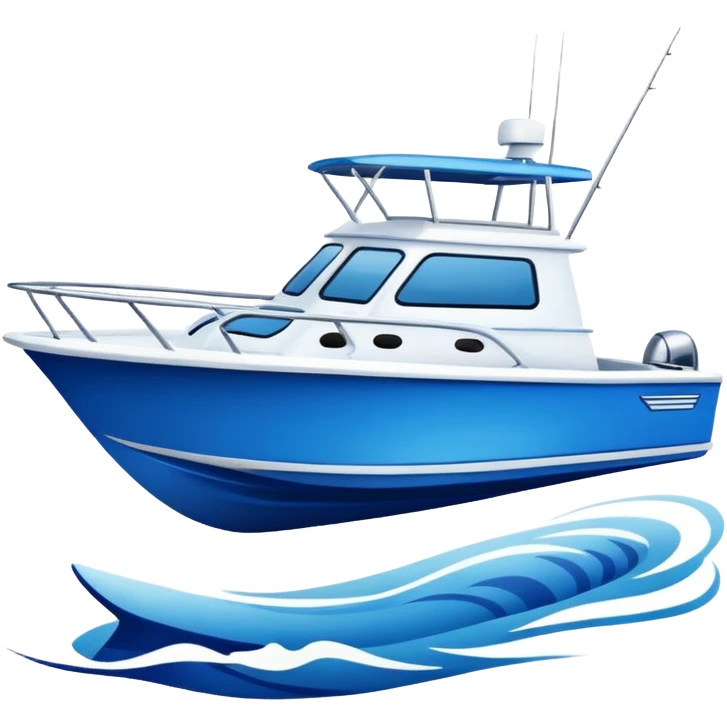  Sport fish boat  emoji