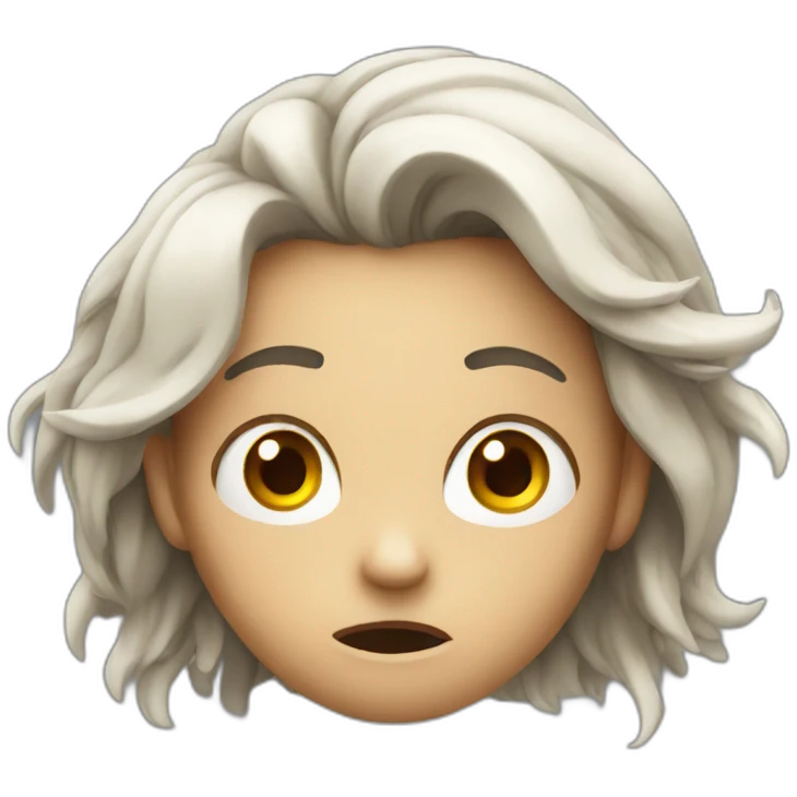 afraid emoji