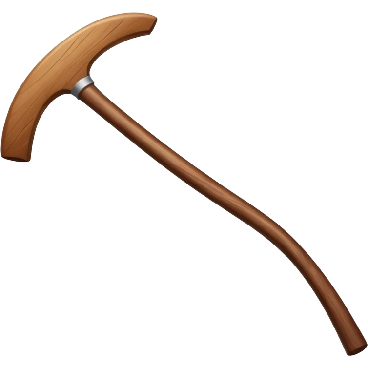 A throwing stick carved from hardwood, slightly curved for flight.













 emoji