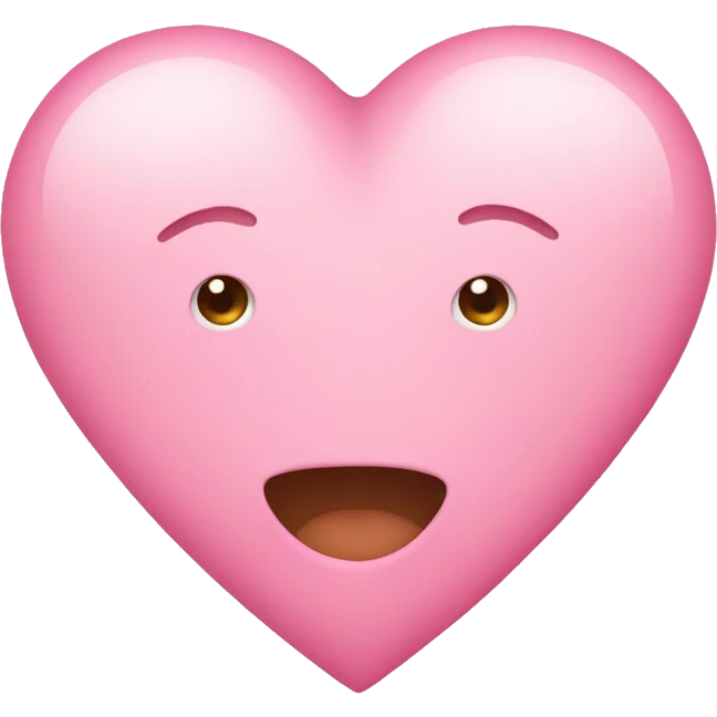Light pink heart emoji emoji