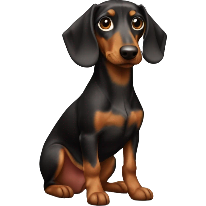 Teckel pelo corto emoji