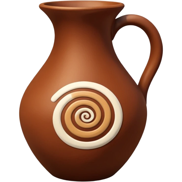 Spiral Pottery Vase emoji