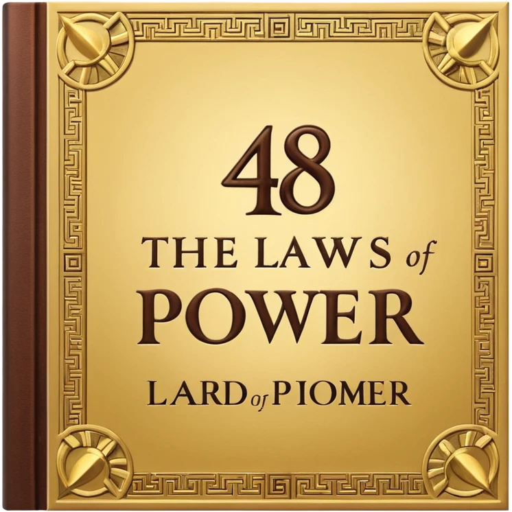 48 laws of power book cover emoji