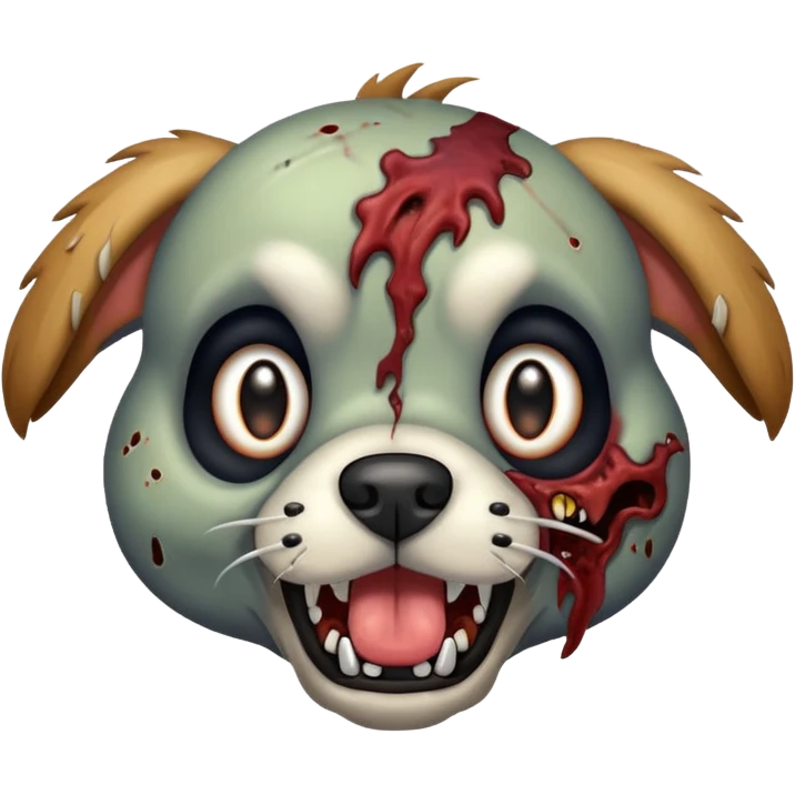 Zombie dog  emoji