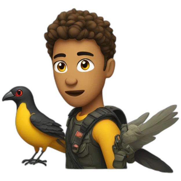 rebel and bird emoji
