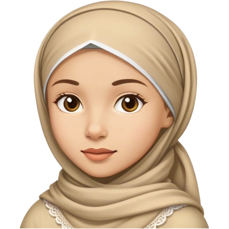 A girl with headscarf emoji