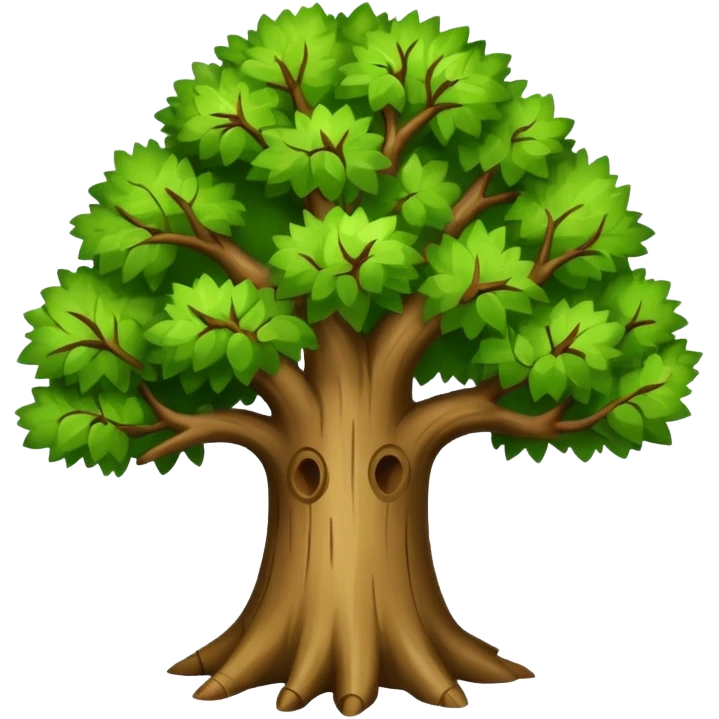 single big Tree with branches  emoji