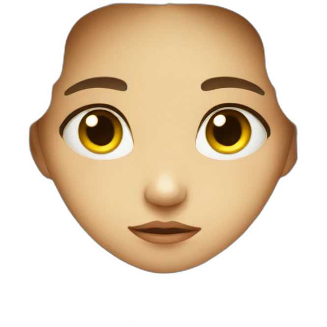Sad angel girl emoji
