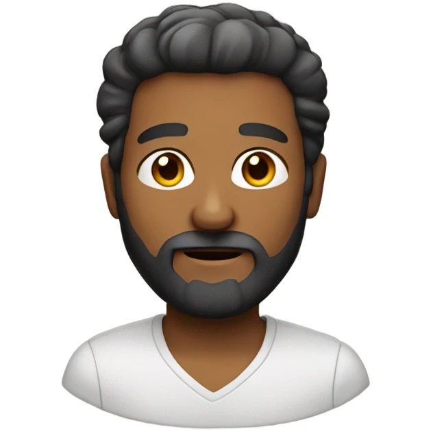 man with beard  emoji