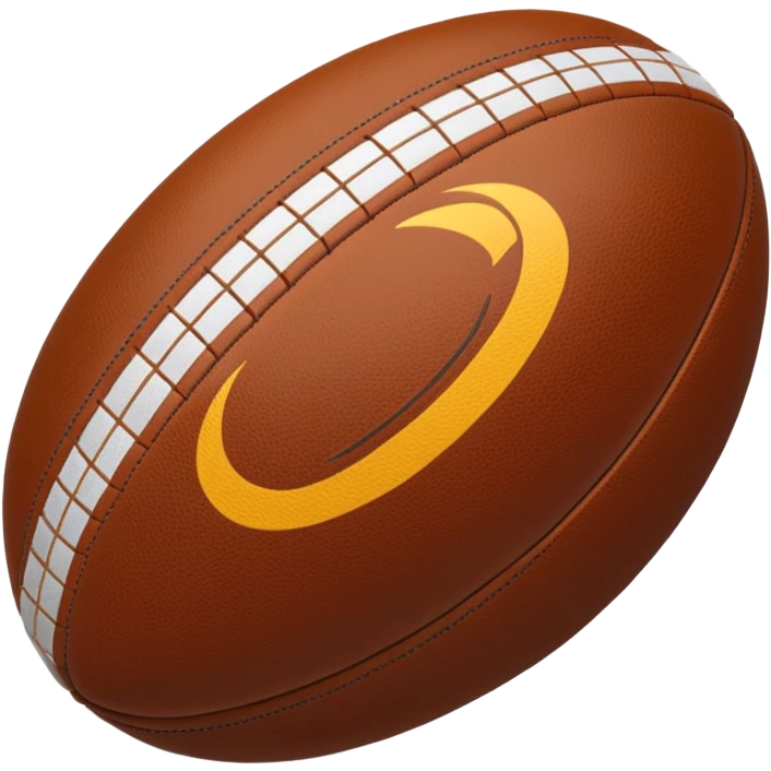 Rugby ball emoji