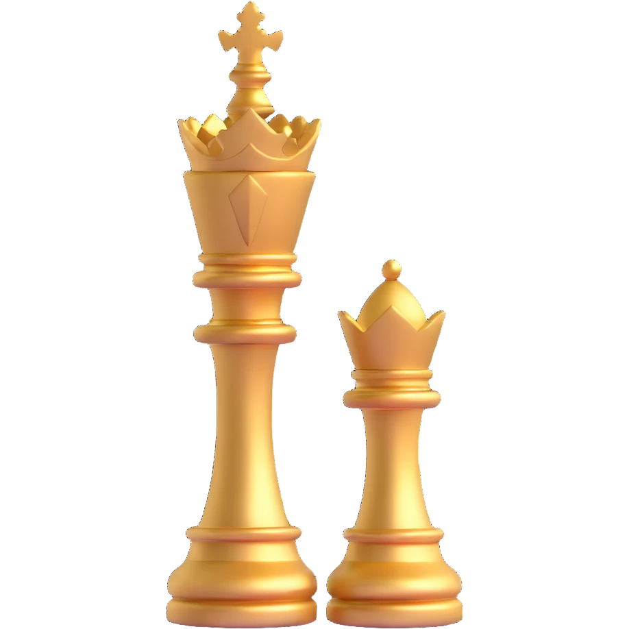 golden knight chess piece emoji