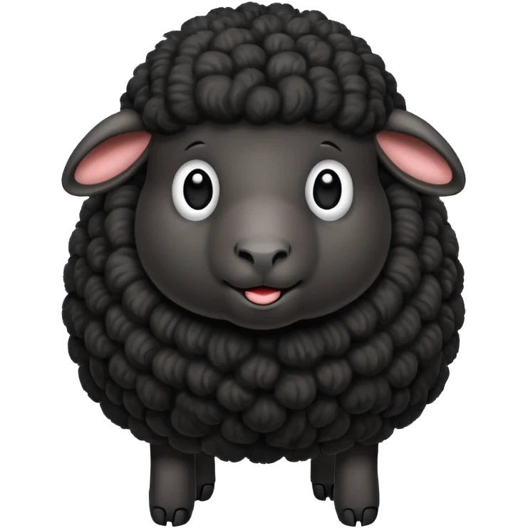 Black sheep emoji