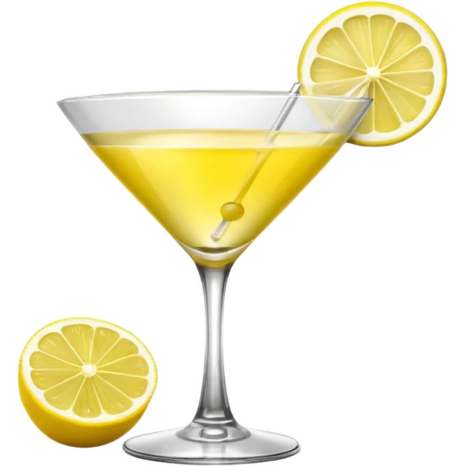 yellow martini emoji