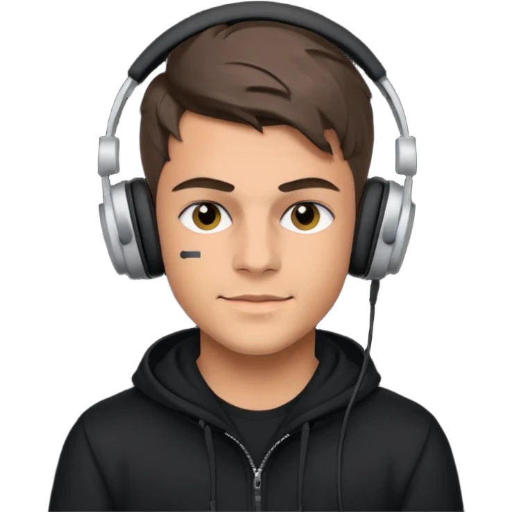Martin Garrix playing Music emoji