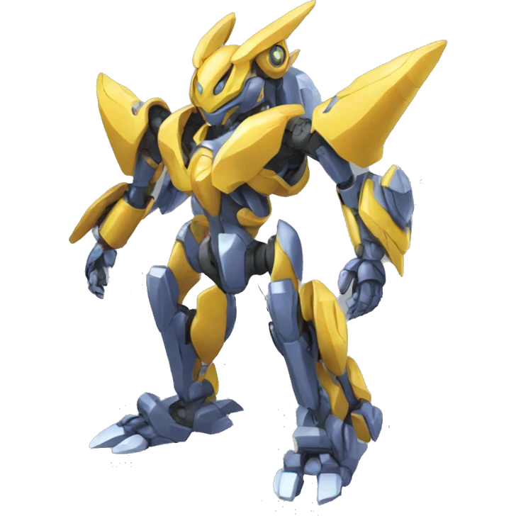 Futuristic Mechanical Pokémon-Medabot-Dragon full body emoji