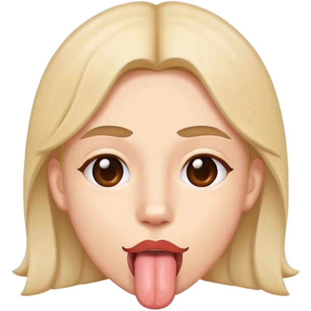 person with tongue out and peace sign sideways emoji