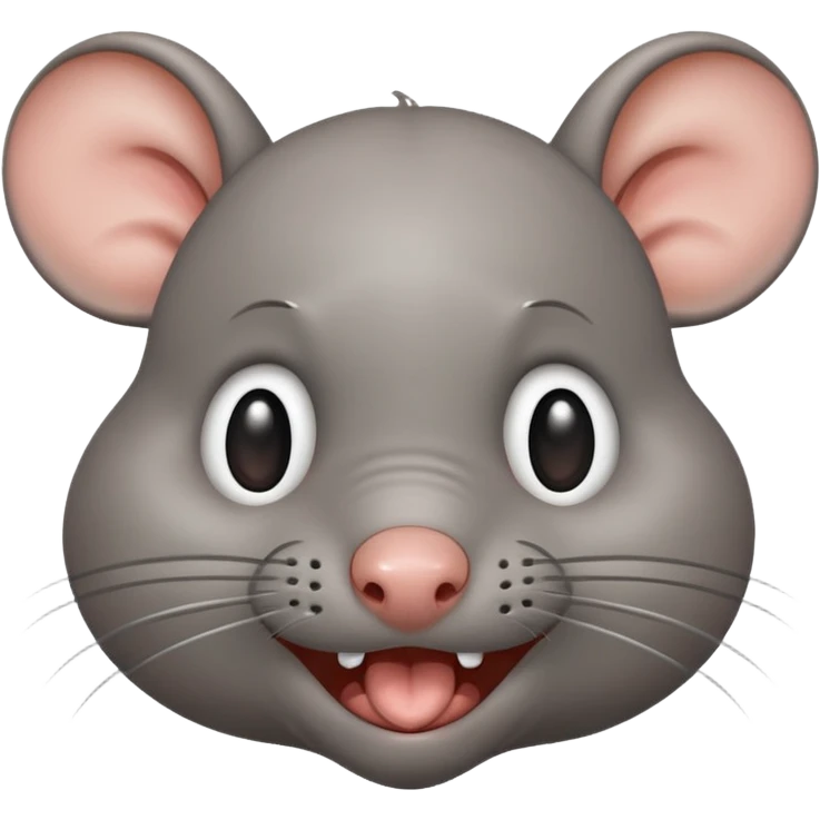 A rat crying in happiness  emoji