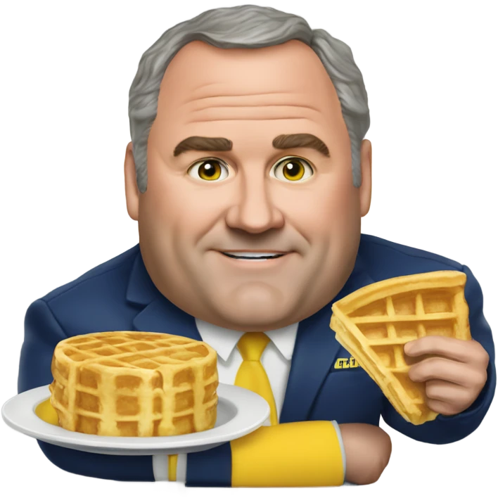 Mike McCarthy with Waffle House menu emoji