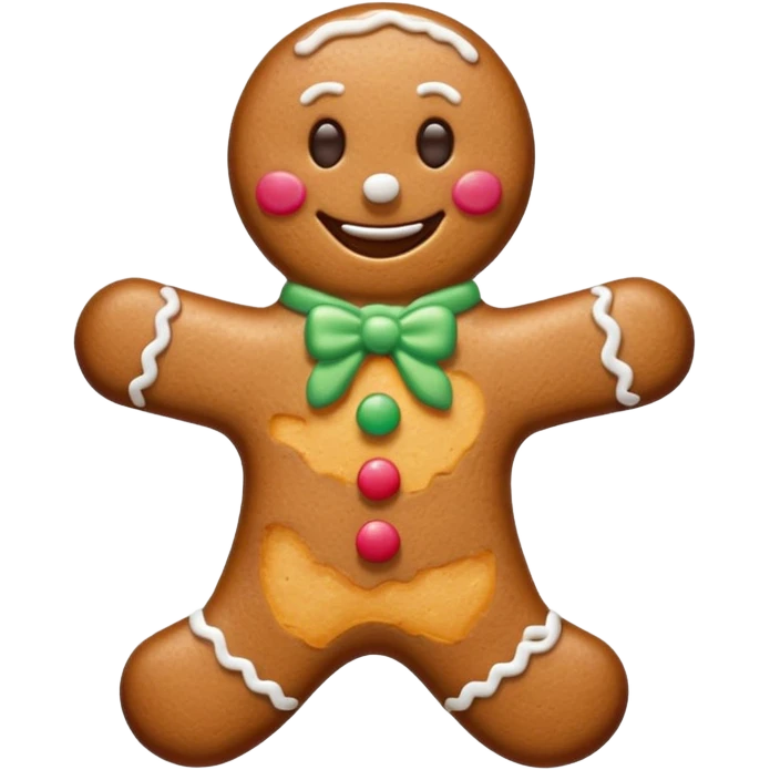 Gingerbread man  emoji