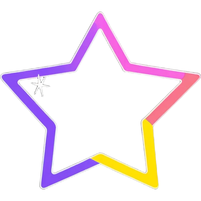 Bright glowing star with sparkles around it emoji