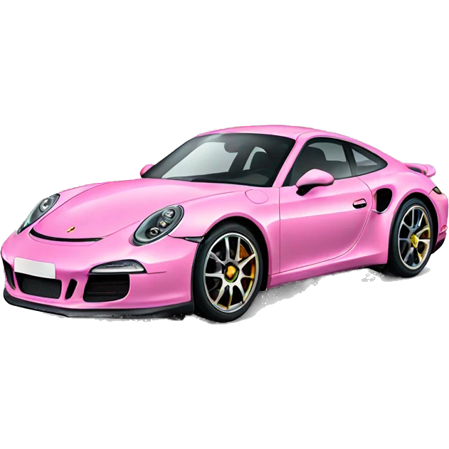 pink porshe  emoji